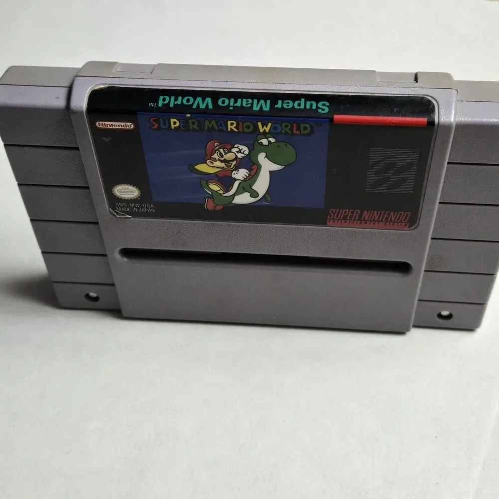 Super Mario World (Super Nintendo SNES, 1991) Authentic Cartridge Only TESTED